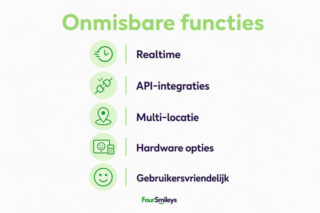 Infographic: essentiële functies waar elke digitale feedbacktool aan moet voldoen